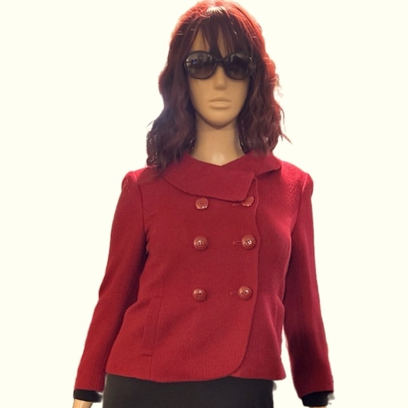 Talbots Red Blazer - Picture 1 of 2